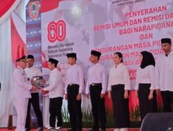 6780 Warga Binaan Menerima Remisi Hari Kemerdekaan RI