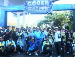 Seribu Goweser Ramaikan GOBER di Kawasan Perkantoran Pemprov Kalsel di Banjarbaru