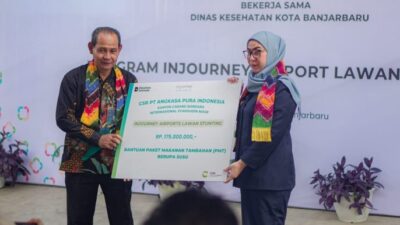 PT Angkasa Pura Indonesia Salurkan Program Airport Peduli Stunting