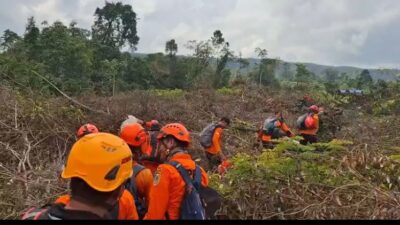 Korban Helikopter Jatuh Akan Dibawa Ke RS Bhayangkara Banjarmasin