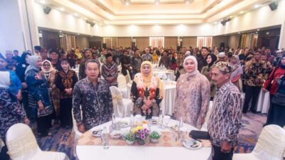 Syarifuddin dan Khofifah Indar Parawangsa Silaturahmi Masyarakat Kalsel asal Jawa Timur