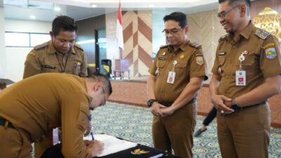 Pemerintah Kabupaten Kotabaru Tandatangan Komitmen Tindak Lanjut Rekomendasi BPK Kalsel
