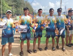 Tim Voli Pantai Putra Kabupaten Banjar Kantongi Juara 2