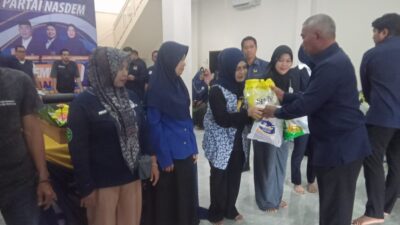 Haji Mansyur Ikuti Daring HUT ke 14 NasDem