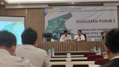 Konsultasi Publik 2 Updating dan Harmonisasi Rencana Detail Tata Ruang Wilayah Perencanaan Perkotaan Sungai Tabuk