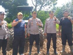 Kuatkan Ketahanan Pangan, SMK PP Negeri Banjarbaru dan Polres Banjarbaru Tanam Jagung Bersama