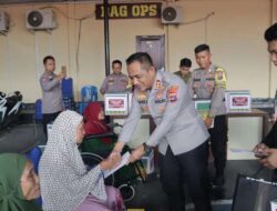 Kapolres Banjar Meringankan Ekonomi Warga Dengan Bantuan Sosial