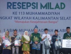Gubernur Muhidin: Apresiasi Kontribusi Muhammadiyah bagi Masyarakat Indonesia dan Kalsel