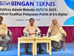 Bimtek Admin Website SKPD Kotabaru 2025, Perkuat Pelayanan Publik Era Digital