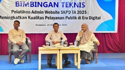 Bimtek Admin Website SKPD Kotabaru 2025, Perkuat Pelayanan Publik Era Digital