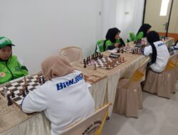 Tim Catur Putri Kabupaten Banjar Partisipasi Medali Perunggu