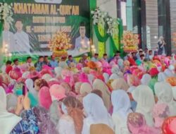 Ribuan Santri TKA dan TPA Balangan Mengikuti Khataman A Qur’an Massal