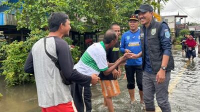 Bupati Banjar Meninjau Lokasi dan Korban Terdampak Banjir