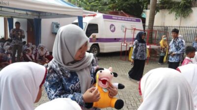 RSGM Gusti Hasan Aman Kegiatan Menggelar Penyuluhan di SDN Melayu 2 Banjarmasin