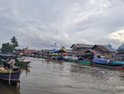 Dermaga Murung Kenanga dan Air Santri Dipadati Ratusan Kapal Jemaah Sekumpul