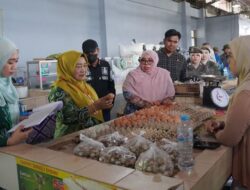 Pemantauan Harga Bapokting Jelang Nataru di Pasar Modern Adaro di Paringin