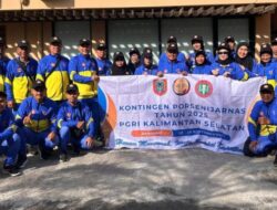 Kontingen PGRI Kalimantan Selatan Peringkat Empat Nasional