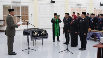 Tiga Pejabat Baru Dilantik Sebagai Pimpinan Tinggi Pratama di Kabupaten Banjar