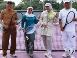 Peresmian Lapangan Tenis Binda Kalimantan Selatan di Kota Banjarbaru