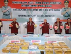 Sabu Seberat 29,9 Kilogram Gagal Beredar di Banua