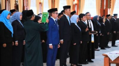 Gubernur Muhidin Melantik 292 Pejabat Lingkup Pemerintah Provinsi Kalimantan Selatan