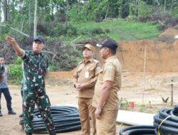 Bupati Kotabaru Meninjau Progres Pembangunan Yonif TP 884/Sa-ijaan