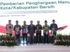 Gubernur Muhidin Meraih Penghargaan Nasional Pembina Terbaik Pengelolaan Sampah