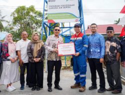 Peresmian Sumur Bor CSR Pertamina Untuk Warga Syamsudin Noor