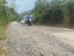Jalan Desa Biih Rusak Diduga Dampak Dilalui Angkutan Batu Bara
