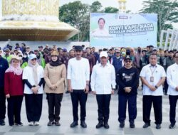 Menteri Hanif Memimpin Apel Siaga dan Korve di Martapura