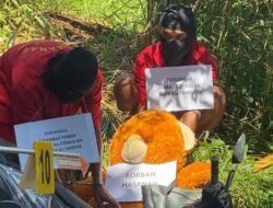 Rekonstruksi Tewasnya Ustazah di Jalan Seledri Menghadirkan Langsung Dua Pelaku