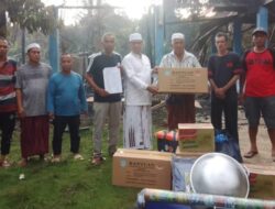 Musibah Kebakaran di Desa Balau, BPBD Kabupaten Banjar Gerak Cepat Salurkan Bantuan