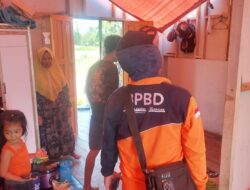 Verifikasi dan Bantuan Logistik Korban Terdampak Angin Puting Beliung Untuk Dua Kecamatan