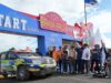 Gubernur Muhidin Melepas Resmi Peserta Kejurnas Rally Balap Mobil Bergengsi