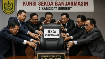 Ilustrasi kursi Sekdako Banjarmasin yang masih kosong. (Foto: RRI.co.id)