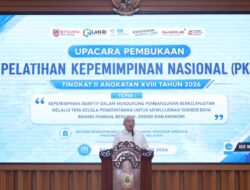 Pelatihan Kepemimpinan Nasional Tingkat II Angkatan XVIII Tahun 2026 di Aula BPSDMD Provinsi Kalsel