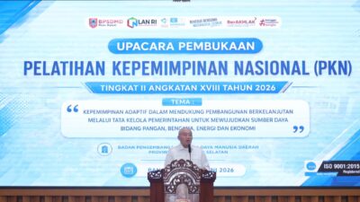 Pelatihan Kepemimpinan Nasional Tingkat II Angkatan XVIII Tahun 2026 di Aula BPSDMD Provinsi Kalsel