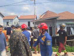 Tiga Rumah Ambruk di Desa Balayung, dan Satu Orang Meninggal Dunia