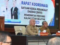 Gubernur Muhidin Pimpin Rapat Koordinasi Persiapan Hari Jadi