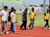 Pembangunan Lintasan Atletik Stadion 17 Mei Rampung Dikerjakan