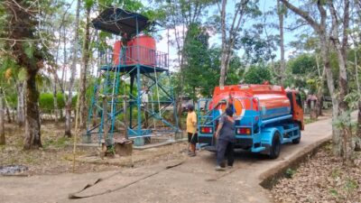 Musim Kemarau, Pemkab Banjar Distribusi 15 Ribu Liter Air Bersih di Desa Pingaran Ulu