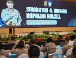 Tingkatkan Pelayanan yang Responsif, Polda Kalsel Laksanakan Rakernis