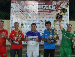 Turnamen Minisoccer HUT ke-81 RI Antar Instansi di Kotabaru Pererat Kebersamaan