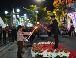 Taptu dan Pawai Obor Meriahkan Peringatan HUT ke-81 Kemerdekaan RI di Kotabaru