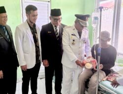Bupati dan Wakil Bupati Kotabaru Melaksanakan Anjangsana HUT ke-81 RI ke RSUD PJS