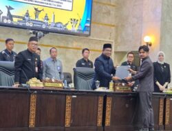 Paripurna Raperda Perubahan Pajak dan Retribusi Daerah Disetujui