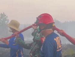 Bupati Banjar Turun Langsung Pemadaman Karhutla di Gambut