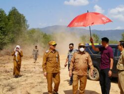 Dorong Pembangunan Infrastruktur, Bupati Kotabaru Meninjau Rencana Jalan Pembangunan Pelabuhan