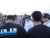 Gubernur Muhidin Bersama Perwakilan Mahasiswa dan Wartawan Padamkan Bara di Lahan Gambut