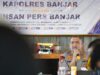 Kapolres Banjar yang Baru Silaturahmi Awak Media